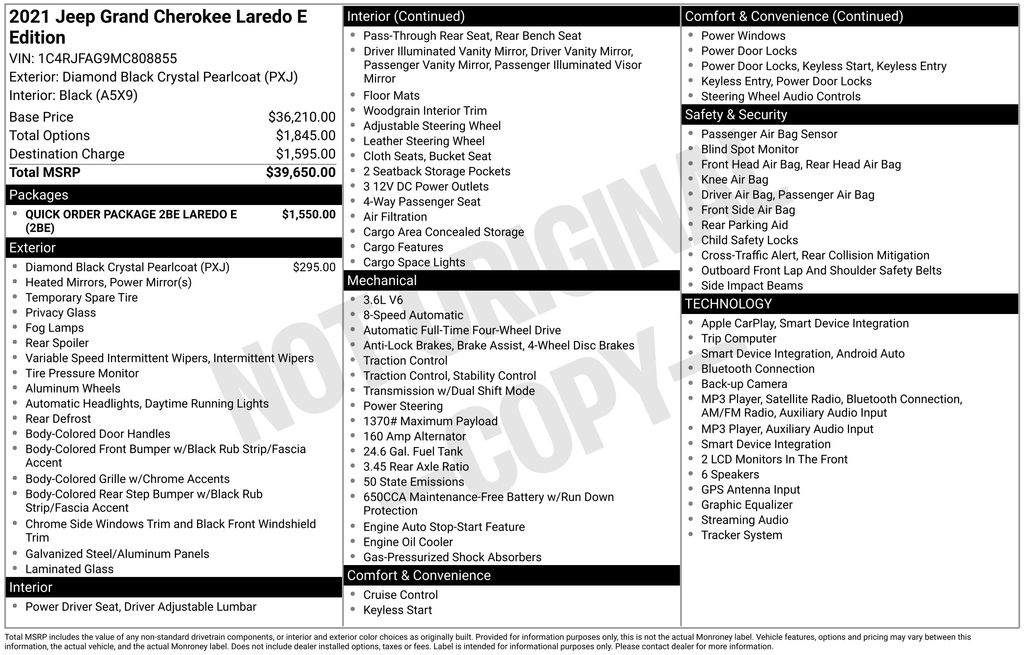 jeep grand cherokee 2021 1C4RJFAG9MC808855 image jeep grand cherokee 2021 1C4RJFAG9MC808855 image